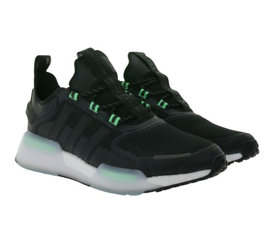 adidas NMD_V3 R1 Herren Sneaker mit BOOST Dämpfung Lauf-Schuhe GX2084 Schwarz