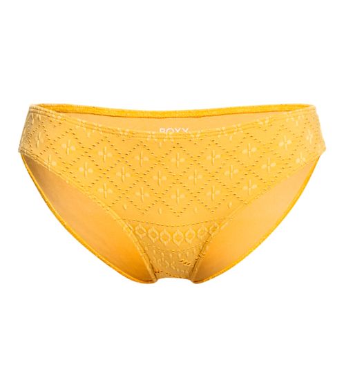 ROXY Quiet Beauty women's bikini briefs soft swimwear ERJX404333-YHV0 yellow