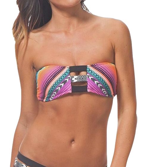 RIP CURL Lolita Damen Bikini-Oberteil im Streifen-Look Bandeau-Bikini GSIAM0 3282 Bunt