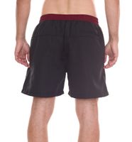 urban ace men's swim shorts, quick-drying swim shorts with drawstring without inner briefs, blue, black/red or black/gray