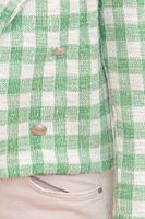 Blazer court sportif et élégant pour femme Aniston CASUALS avec boutons décoratifs en vert/coloré ou vert/blanc Blazer court sportif et élégant pour femme Aniston CASUALS avec boutons décoratifs en vert/coloré ou vert/blanc