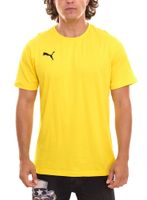 2er Pack PUMA TeamGoal 23 Casual Herren T-Shirt mit Logo-Stickerei Baumwoll-Shirt Fußball 656578 Grau, Gelb oder Grün