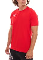 Pack of 3 Puma TeamGOAL 23 Casual men's cotton shirt with logo embroidery, plain T-shirts 656578 01 3 Red