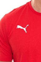 Pack of 3 Puma TeamGOAL 23 Casual men's cotton shirt with logo embroidery, plain T-shirts 656578 01 3 Red