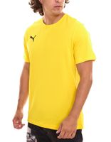 Pack of 3 Puma TeamGOAL 23 Casual men's cotton shirts with logo embroidery, plain T-shirts 656578 Black, Navy or Yellow Pack of 3 Puma TeamGOAL 23 Casual men's cotton shirts with logo embroidery, plain T-shirts 656578 Black, Navy or Yellow