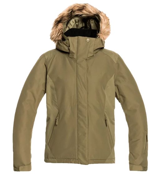 ROXY Jet Ski women's snow jacket insulated winter jacket with Dry and WarmFlight ERJTJ03320 GPZ0 khaki-green