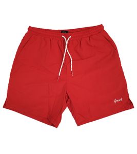 forvert Rinca Herren Bade-Hose Board-Shorts aus schnell trocknendem Material Kurze-Hose Schwimm-Shorts 551906 Rot