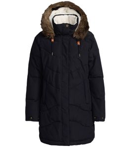 ROXY Ellie veste à capuche pour femme avec col en fausse fourrure amovible veste d'hiver ERJJK03496 KVJ0 noir