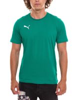 Pack of 3 Puma TeamGOAL 23 Casual men's cotton shirts with logo embroidery, plain T-shirts in red, grey, green, white or light blue