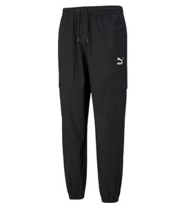Puma Men's Classics Cotton Twill Jogging Pants Sustainable Sports Pants with Pockets 599805 01 Black