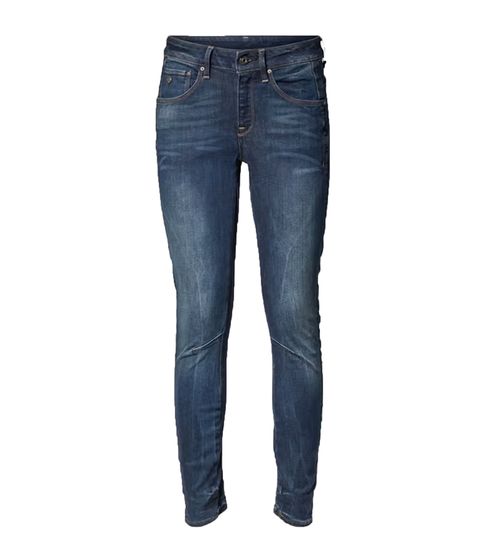 G-Star RAW ARC 3D Mid Skinny Jeans Damen Baumwoll-Hose mit Stretch 7/8 Jeans D05477-6553-89 Dunkelblau