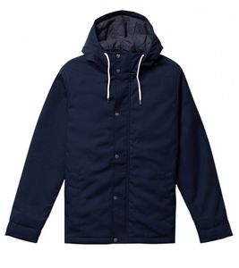 REVOLUTION Hooded men's transitional jacket with hood, everyday jacket 7287 blue