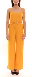 Melrose Combinaison pour femme sans manches avec ceinture attachée de style palazzo 54350202 orange