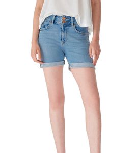 LTB Becky X Damen Jeans-Shorts mit Zwei-Knopf-Bund kurze Hose Jeans-Shorts 78277966 Blau