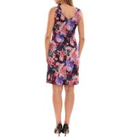 melrose mini dress sleeveless women's summer dress with floral print and glitter tape 32156535 black/multicolored