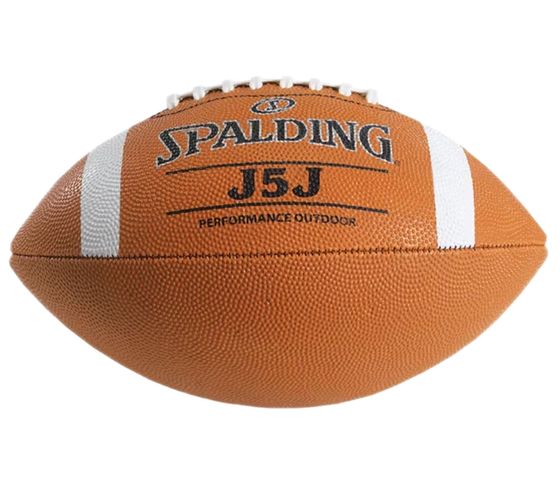 SPALDING J5J American Football aus Verbundleder Sport-Ball Sport-Ausrüstung 72-656Z Braun