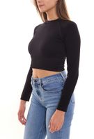 Lot de 3 FAYN SPORTS crop top à manches longues chemise de sport femme chemise de yoga sans couture 47005506 noir Lot de 3 FAYN SPORTS crop top à manches longues chemise de sport femme chemise de yoga sans couture 47005506 noir