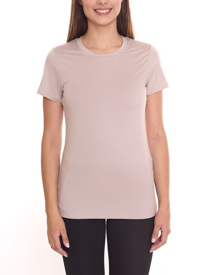 OXIDE XCO Running Damen T-Shirt mit X-Cool Funktions-Shirt Sport-Shirt 7450183 Beige/Grau