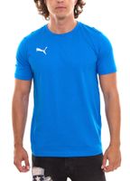 Pack of 6 Puma TeamGOAL 23 Casual men's cotton shirts with logo embroidery, plain T-shirts in red, grey, green, white or light blue
