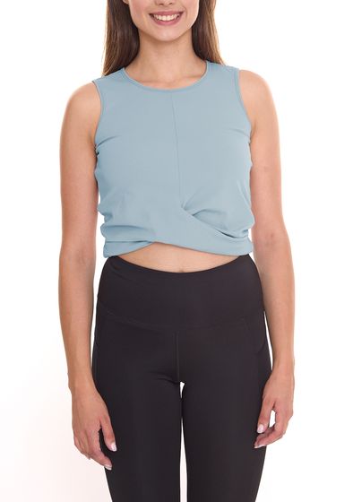 OXIDE Damen Sport-Top Crop-Top Sommer-Top Tank-Top Sport-Ausrüstung 7451183 Blau