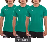 Pack de 3 Puma TeamGOAL 23 Chemise décontractée en coton pour hommes avec logo brodé, T-shirt simple 656578 chemise de sport et de loisirs Pack de 3 Puma TeamGOAL 23 Chemise décontractée en coton pour hommes avec logo brodé, T-shirt simple 656578 chemise de sport et de loisirs