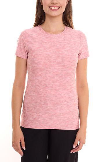 OXIDE XCO Running Women's Running Shirt Fitness Shirt with X-Cool in mottled look Functional Shirt Sports Shirt 7450081 Salmon Pink