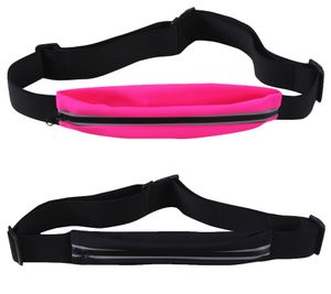 OXIDE Waist Pack ceinture de course ceinture de sport imperméable avec éléments réfléchissants sac d'entraînement 3998002 Noir ou rose fluo