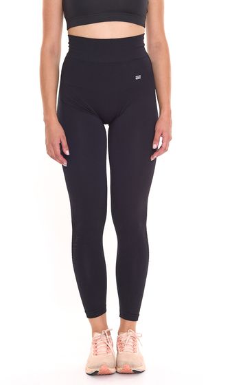 OXIDE Training Damen Fitness-Leggings Sport-Hose in 3/4-Länge mit X-Cool Trainingshose 7429090 Schwarz