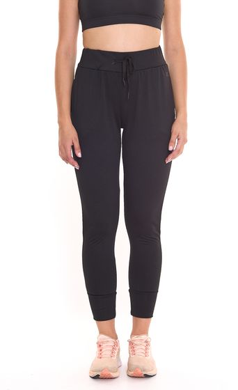 OXIDE Training pantalon de jogging pour femme, pantalon de survêtement confortable avec poches latérales 7420185 noir