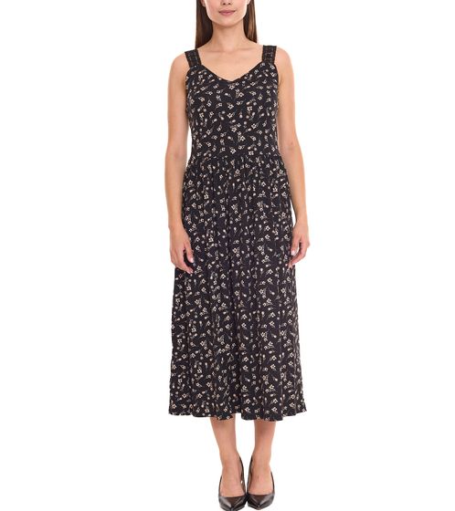 BOYSEN´S women's maxi dress with floral all-over print sleeveless jersey dress 46082832 Black