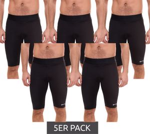 5er Sparpack SKINS DNAmic PRIMARY Herren Sport-Shorts mit DNAmic Gradient Compression Technologie Kompressions-Bekleidung PR00730029010 Schwarz