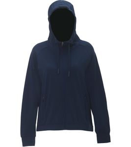 OXIDE Training ladies fitness jacket sporty training jacket with hood 7401081 Blue