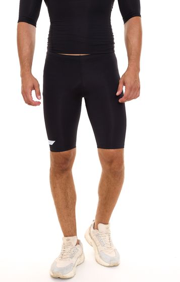 OXIDE Training Short de compression pour hommes avec pantalon de fitness X-Cool 7339190 Noir