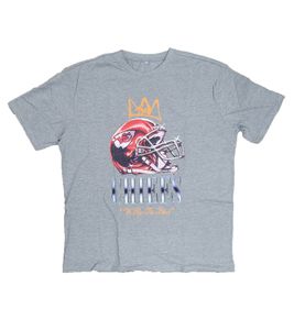 Fanatics NFL Kansas City Chiefs Def Herren Rundhals T-Shirt oversized Baumwoll-Shirt DFMTS105TGRY Grau