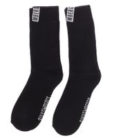 2 paires de chaussettes en coton pour hommes BIKKEMBERGS avec petite marque lettrage chaussettes baskets blanc/noir/rouge 2 paires de chaussettes en coton pour hommes BIKKEMBERGS avec petite marque lettrage chaussettes baskets blanc/noir/rouge