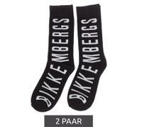 2 paires de chaussettes en coton pour hommes BIKKEMBERGS avec petite marque lettrage chaussettes baskets blanc/noir/rouge 2 paires de chaussettes en coton pour hommes BIKKEMBERGS avec petite marque lettrage chaussettes baskets blanc/noir/rouge
