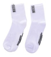 2 paires de chaussettes en coton pour hommes BIKKEMBERGS avec petite marque lettrage chaussettes baskets blanc/noir/rouge 2 paires de chaussettes en coton pour hommes BIKKEMBERGS avec petite marque lettrage chaussettes baskets blanc/noir/rouge