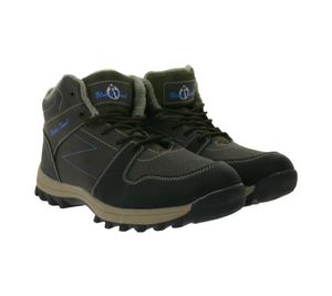 Trekk Star chaussures d'extérieur pour hommes chaussures à lacets imperméables doublées chaussures mi-hautes noir/gris/marron