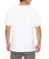 PASH Herren Kurzarm-Shirt mit verschiedenen großem Frontprints Baumwoll-T-Shirt PATR00 Schwarz/Weiß