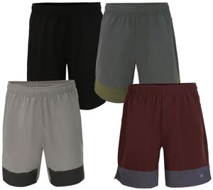 OXIDE XCO Herren Sport-Shorts mit X-Cool Sommer-Shorts Sport-Ausrüstung 7331080 Schwarz/Weinrot oder Grau