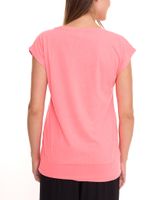 Lot de 2 AJC T-shirt femme col rond chemise en coton chemise à manches courtes 71333114 gris/rose Lot de 2 AJC T-shirt femme col rond chemise en coton chemise à manches courtes 71333114 gris/rose