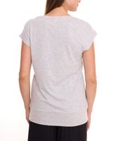 Lot de 2 AJC T-shirt femme col rond chemise en coton chemise à manches courtes 71333114 gris/rose Lot de 2 AJC T-shirt femme col rond chemise en coton chemise à manches courtes 71333114 gris/rose