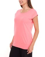 Lot de 2 AJC T-shirt femme col rond chemise en coton chemise à manches courtes 71333114 gris/rose Lot de 2 AJC T-shirt femme col rond chemise en coton chemise à manches courtes 71333114 gris/rose