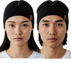 POEDERBAAS Cinta para la cabeza de forro polar Accesorios deportivos Equipamiento deportivo HB01 Negro