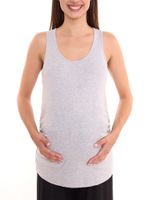 neun 9 monate Damen Sommer-Top schlichtes Shirt Schwangerschaftsmode 68950144 Grau neun 9 monate Damen Sommer-Top schlichtes Shirt Schwangerschaftsmode 68950144 Grau