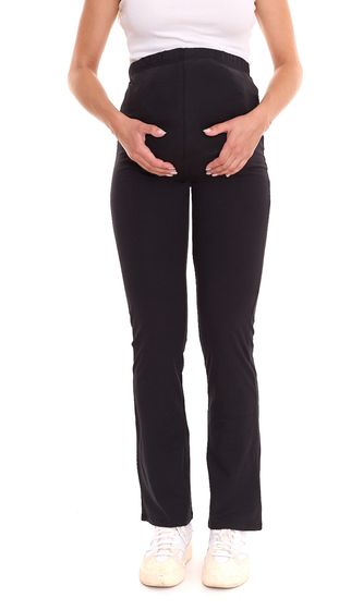 neun 9 monate Damen Umstands-Leggings bequeme Schwangerschafts-Hose Umstandsmode 73414137 Schwarz