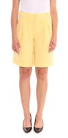AjC women's suit shorts, elegant shorts, fashion Bermuda wide leg 49801848 yellow