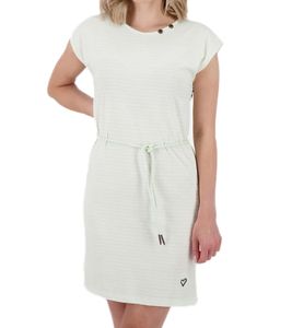 ALIFE AND KICKIN Damen Sommer-Kleid Mini-Kleid gestreift 90551046 Grün/Weiß