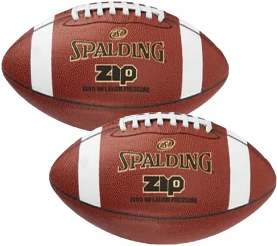 SPALDING PeeWee ou Junior Zip Football américain Ballon de sport Équipement de sport Marron