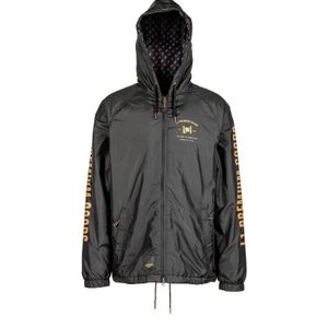 L1 PREMIUM GOODS Stooge Herren-Windbreaker mit großem Frontreißverschluss 873661-002 Schwarz